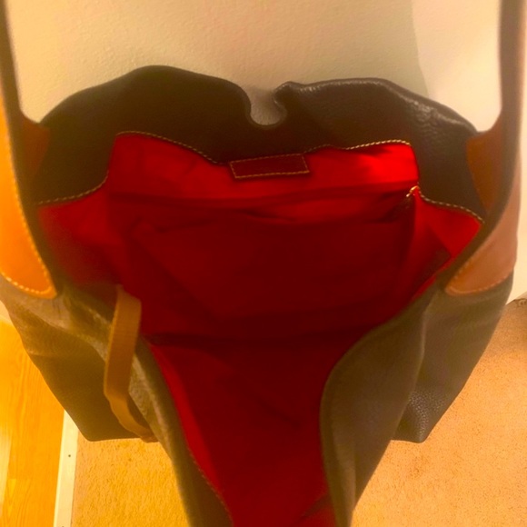 Dooney & Bourke Black and Brown Leather Purse - Picture 3 of 7